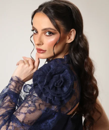 Corset and Tube top with lace sleeve